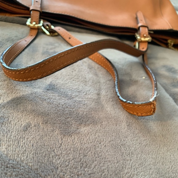 Tory Burch York small buckle tote Luggage brown Saffiano leather - Picture 6 of 15